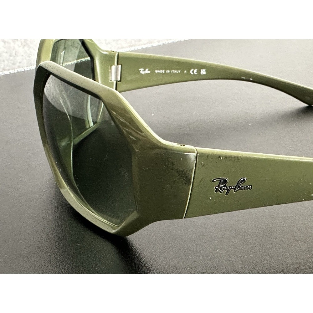 Ray Ban RB4337 6489/8E Sunglasses Green Frame Gradient Lens 59mm NWT - Picture 13 of 13
